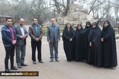 تجلیل از همکار بازنشسته، معاونت هماهنگی مرکز قائمشهر