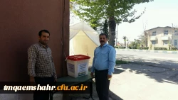 برپایی چادر هلال احمر جهت کمک به سیل زدگان  3