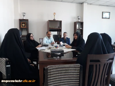 جلسه شورای اداری جهت برگزاری مراسم روز معلم و هفته سرای دانشجویی