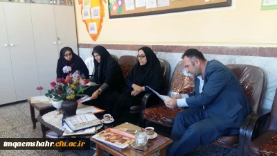 در آستانه هفته گرامیداشت مقام معلم انجام شد: حضور مسئولین مرکز در مدارس مجری طرح کارورزی