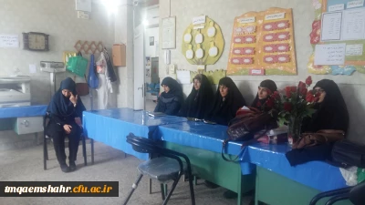 بازدید ادواری مسئول آموزش مدیریت امور پردیس های استان از مدارس مجری طرح کارورزی