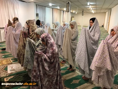 حضور مبلغ دینی نهادنمایندگی مقام معظم رهبری  به مناسبت ماه مبارک رمضان در مرکز حضرت فاطمه (س)