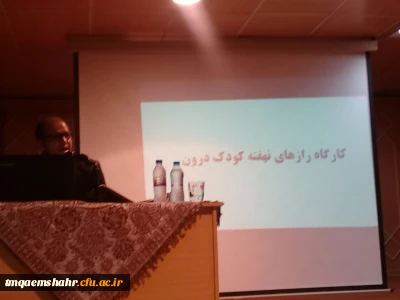 به همت واحد آموزش و انجمن علوم تربیتی مرکز برگزار شد: کارگاه رازهای نهفته کودک درون
