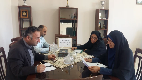 جلسه شورای اداری پیرامون طرح خدا قوت به دانشجویان در موسم امتحانات 2