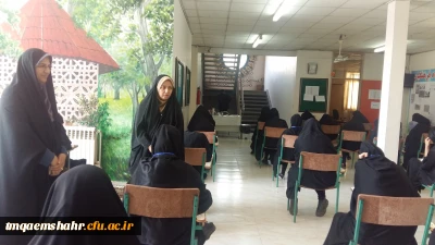 بازدید رئیس پردیس خواهران استان مازندران و مسئول نظارت و ارزیابی عملکرد مدیریت استانی دانشگاه از روند برگزاری امتحانات پایانی نیمسال دوم