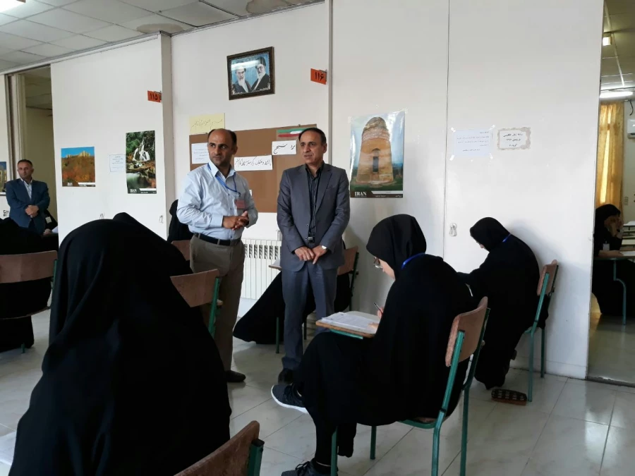 بازدید مدیریت استانی دانشگاه از برگزاری امتحانات نیمسال دوم  تحصیلی 3