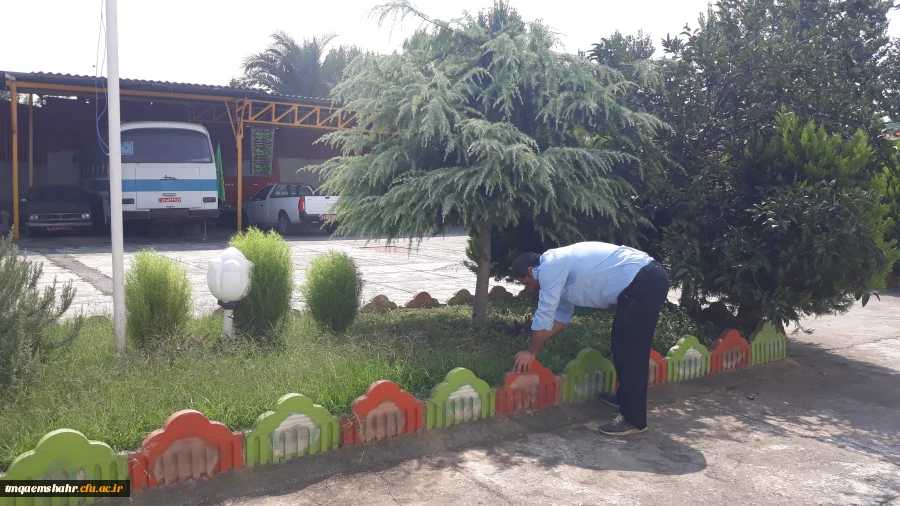 آماده سازی فضای آموزشی و رفاهی برای شروع سال تحصیلی جدید  6