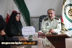 دیدار با فرمانده انتظامی شهرستان به مناسبت هفته نیروی انتظامی  2