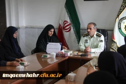 دیدار با فرمانده انتظامی شهرستان به مناسبت هفته نیروی انتظامی  2