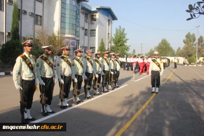 حضور رییس مرکز در صبحگاه مشترک نظامی به مناسبت هفته ناجا 