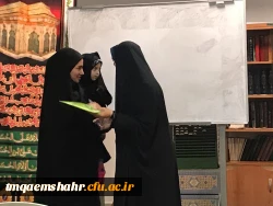 آئین بدرقه کاروان زیارتی اربعین حسینی دانشگاه فرهنگیان مرکز حضرت فاطمه (س)قائمشهر برگزار شد 2