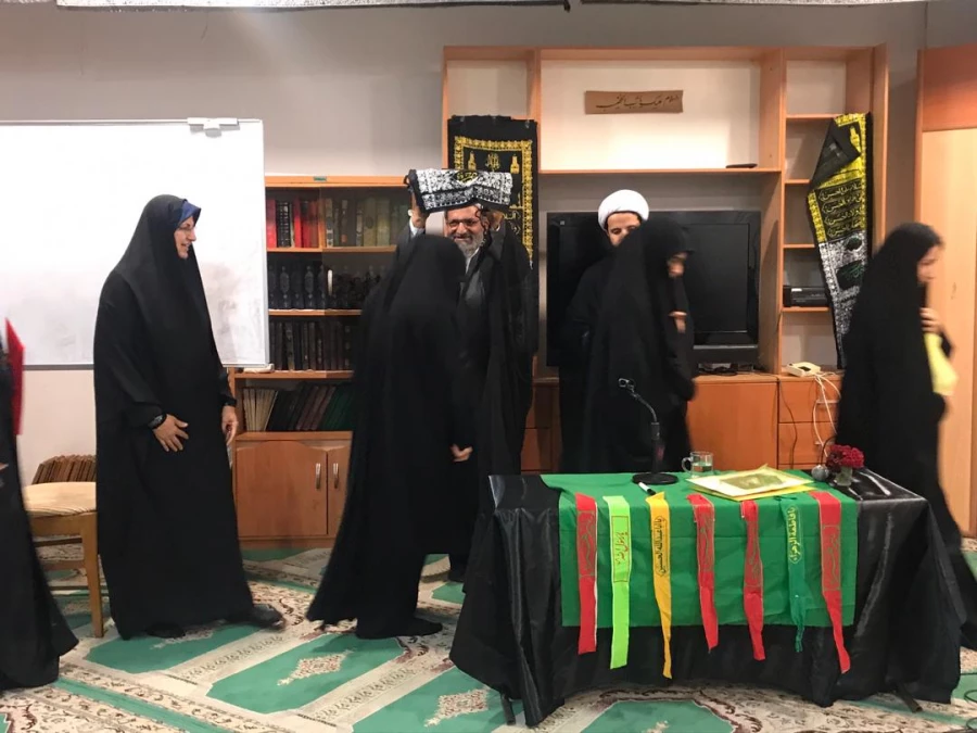 آئین بدرقه کاروان زیارتی اربعین حسینی دانشگاه فرهنگیان مرکز حضرت فاطمه (س)قائمشهر برگزار شد 2