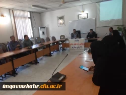 بازدید کارشناسان حوزه نظارت و ارزیابی، امور دانشجویی استان از  مرکز حضرت فاطمه (س) قائم شهر  2