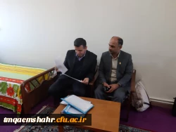 بازدید کارشناسان حوزه نظارت و ارزیابی، امور دانشجویی استان از  مرکز حضرت فاطمه (س) قائم شهر  2