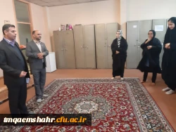 بازدید کارشناسان حوزه نظارت و ارزیابی، امور دانشجویی استان از  مرکز حضرت فاطمه (س) قائم شهر  2