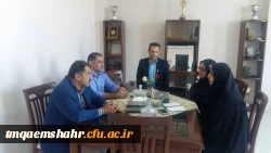 جلسه و نشست خانم دکتر دابوئی رییس مرکز حضرت فاطمه (س) با کارکنان دانشگاه فرهنگیان مرکز قائم شهر 2