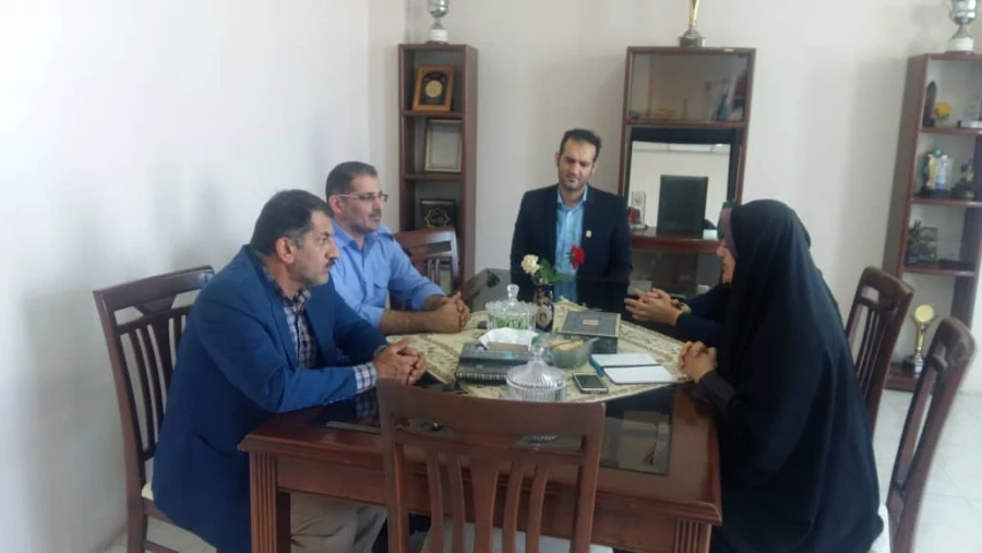 جلسه و نشست خانم دکتر دابوئی رییس مرکز حضرت فاطمه (س) با کارکنان دانشگاه فرهنگیان مرکز قائم شهر 2