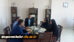 جلسه و نشست خانم دکتر دابوئی رییس مرکز حضرت فاطمه (س) با کارکنان دانشگاه فرهنگیان مرکز قائم شهر 2