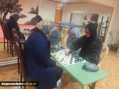  مسابقات ورزشی در سرای دانشجویی مرکز اموزش عالی  حضرت فاطمه (س) قائم شهر برگزار شد . 