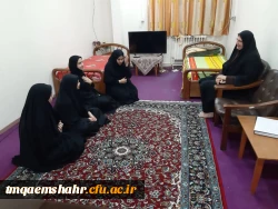 نشست صمیمی رییس مرکز با  تعدادی از دانشجو معلمان در اتاق سرپرستی  4