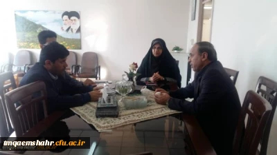 برگزاری جلسه اداری مرکز با حضور معاون فرماندار و ریاست دانشگاه فرهنگیان مازندران