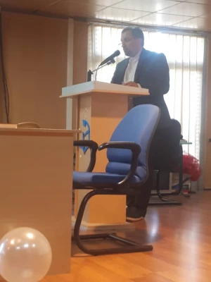 جلسه و نشست صمیمی آقای دکتر خدادادی رییس حراست استان با دانشجو معلمان مرکز آموزش عالی حضرت فاطمه (س) قائم شهر برگزار شد. 2