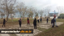 اردوی دانشجویی مشترک   مراکز اموزش عالی واحد خواهران ساری و قائم شهر به مناسبت روز دانشجو برگزار شد.  12