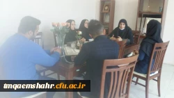 جلسه کارفرما شرکت با کادر آشپزخانه مرکز اموزش عالی حضرت فاطمه (س) قائم شهر برگزار شد . 2