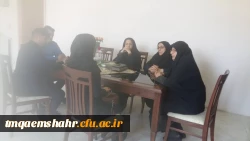 جلسه کارفرما شرکت با کادر آشپزخانه مرکز اموزش عالی حضرت فاطمه (س) قائم شهر برگزار شد . 2