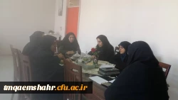 شورای سرپرستان در مرکز حضرت فاطمه (س) قائم شهر برگزار شد . 2