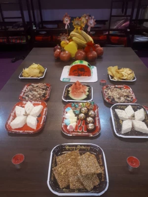 جشن شب یلدا در مرکز اموزش عالی حضرت فاطمه (س) قائم شهر برگزار شد . 2