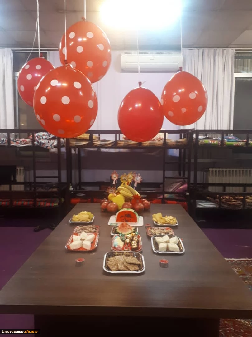 جشن شب یلدا در مرکز اموزش عالی حضرت فاطمه (س) قائم شهر برگزار شد . 2