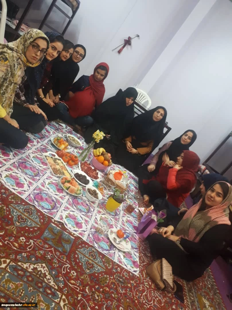 جشن شب یلدا در مرکز اموزش عالی حضرت فاطمه (س) قائم شهر برگزار شد.  2