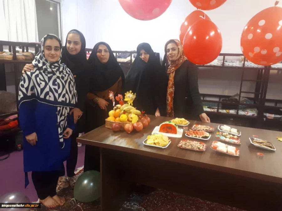 جشن شب یلدا در مرکز اموزش عالی حضرت فاطمه (س) قائم شهر برگزار شد.  2