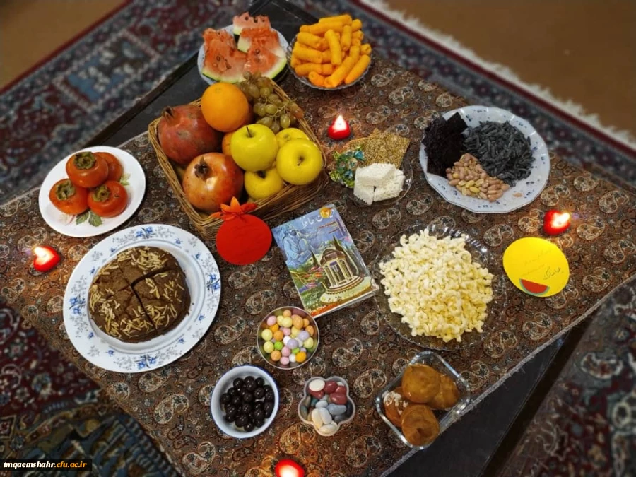 جشن شب یلدا در مرکز اموزش عالی حضرت فاطمه (س) قائم شهر برگزار شد.  2