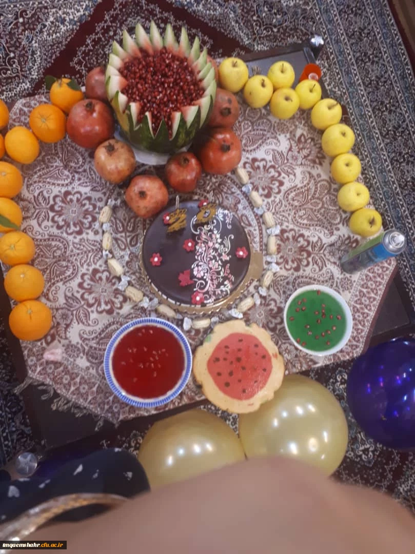 جشن شب یلدا در مرکز اموزش عالی حضرت فاطمه (س) قائم شهر برگزار شد.  2
