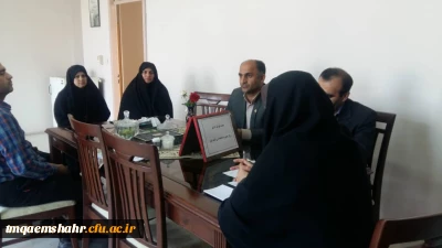 جلسه معارفه اقای دکتر جهانی به عنوان کارشناس مسئول فرهنگی و دانشجویی مرکز اموزش عالی حضرت فاطمه (س) قائم شهر برگزار شد . 