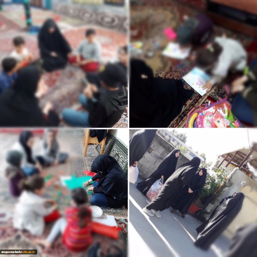 توزیع بسته های یلدای مهربانی توسط دانشجو معلمان مرکز قائمشهر 