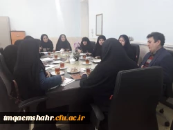 جلسه مشترک پردیس خواهران و دو مرکز تابعه قائم شهر و آمل  برگزار شد . 2