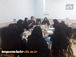 جلسه مشترک پردیس خواهران و دو مرکز تابعه قائم شهر و آمل  برگزار شد . 4