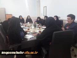 جلسه مشترک پردیس خواهران و دو مرکز تابعه قائم شهر و آمل  برگزار شد . 3