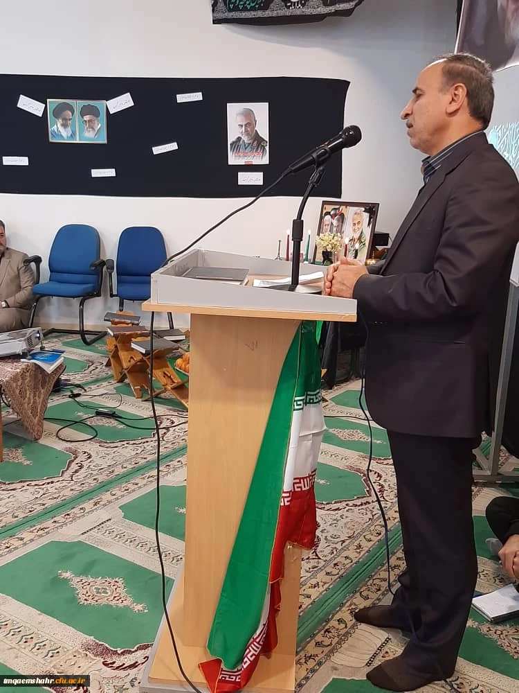 مراسم گرامیداشت سردار شهید حاج قاسم سلیمانی با شکوه تمام در مرکز اموزش عالی حضرت فاطمه (س) قائم شهر برگزار شد. 2