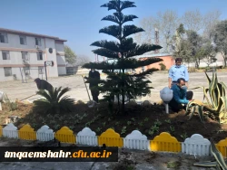 آماده سازی فضای سبز مرکز در آستانه فرا رسیدن بهار 2
