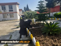 آماده سازی فضای سبز مرکز در آستانه فرا رسیدن بهار 5