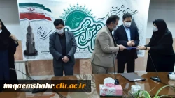 انتخاب خانم دکتر دابویی رئیس مرکز حضرت فاطمه (س) قائمشهر به عنوان مدیر نمونه شهرستان