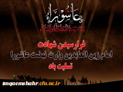 سالروز شهادت امام سجاد (ع) تسلیت باد