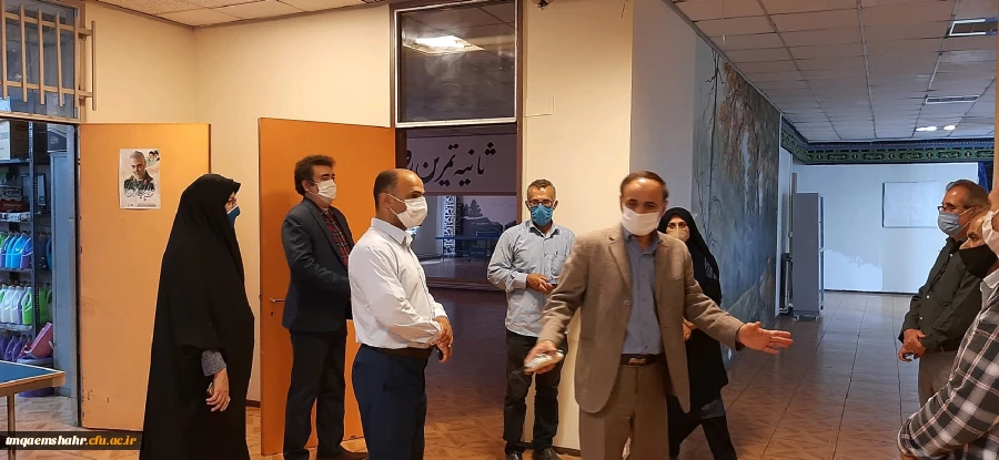 بازدید دکتر اسلامی راد مدیریت محترم  پردیس های استان 