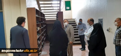 بازدید دکتر اسلامی راد مدیریت محترم  دانشگاه فرهنگیان استان از مرکز حضرت فاطمه (س)