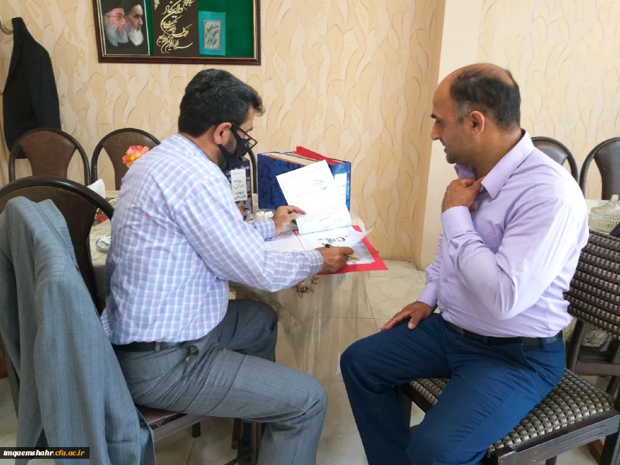 حضور مسئول نظارت و ارزیابی استان در مرکز حضرت فاطمه(س) قائمشهر 2