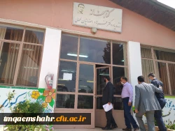 حضور مسئول نظارت و ارزیابی استان در مرکز حضرت فاطمه(س) قائمشهر 2